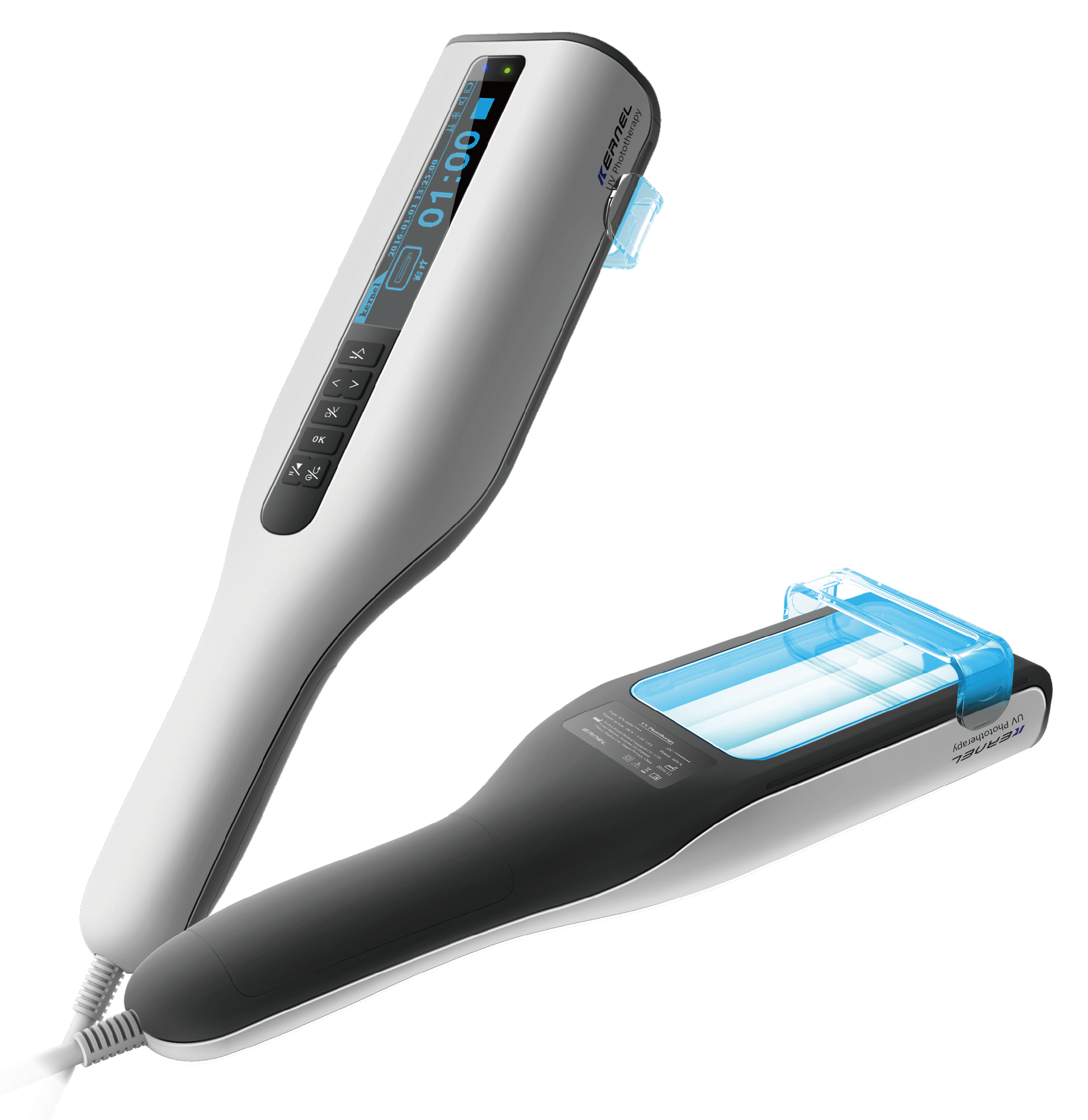 UVDERMA Large Handheld UVB Phototherapy Lamp Psoriasis Vitiligo